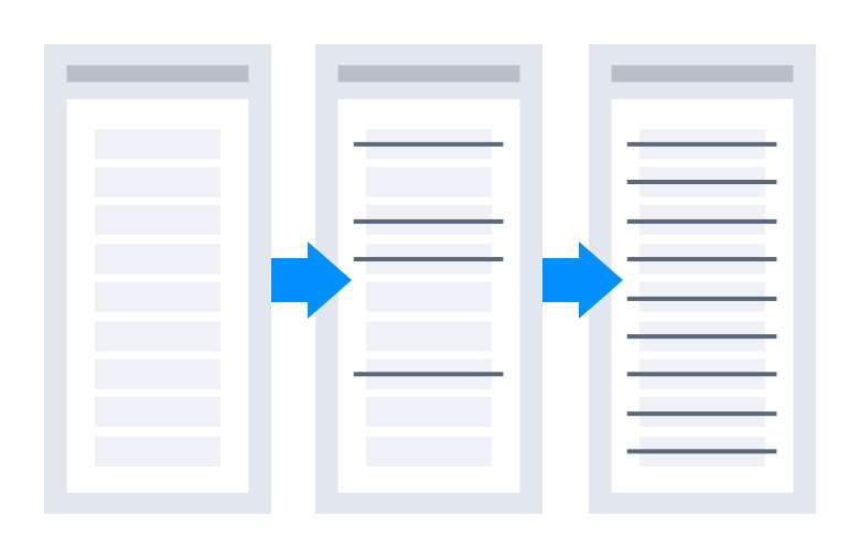 Thumbnail showing the flow of a to do list from start to finish.